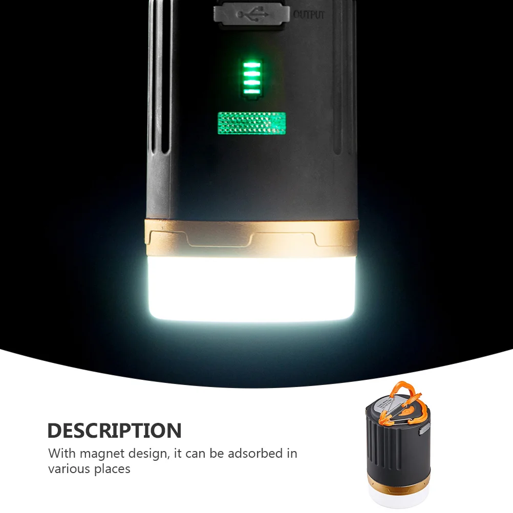 

1 Set Led Tent Light Magnetic Rechargeable Camping Outdoor Portable Waterproof Usb Emergency Travel Light Mobile Phone