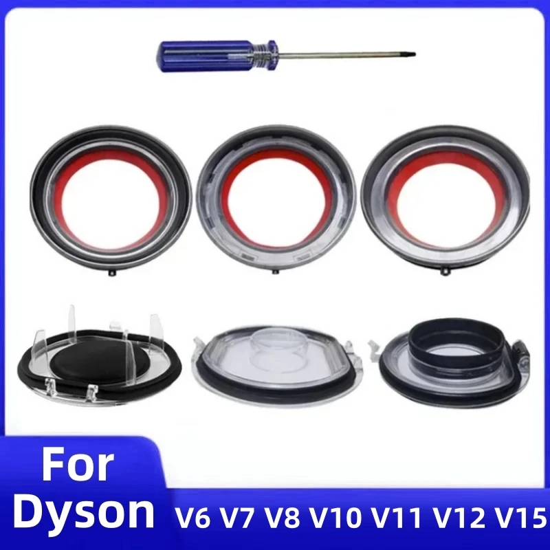 Bottom Lid For Dyson V6 V7 V8 V10 V11 V12 V15 Vacuum Cleaner-Top Fixed Sealing Ring Of Dust Bin Replacement Dust Lid Parts