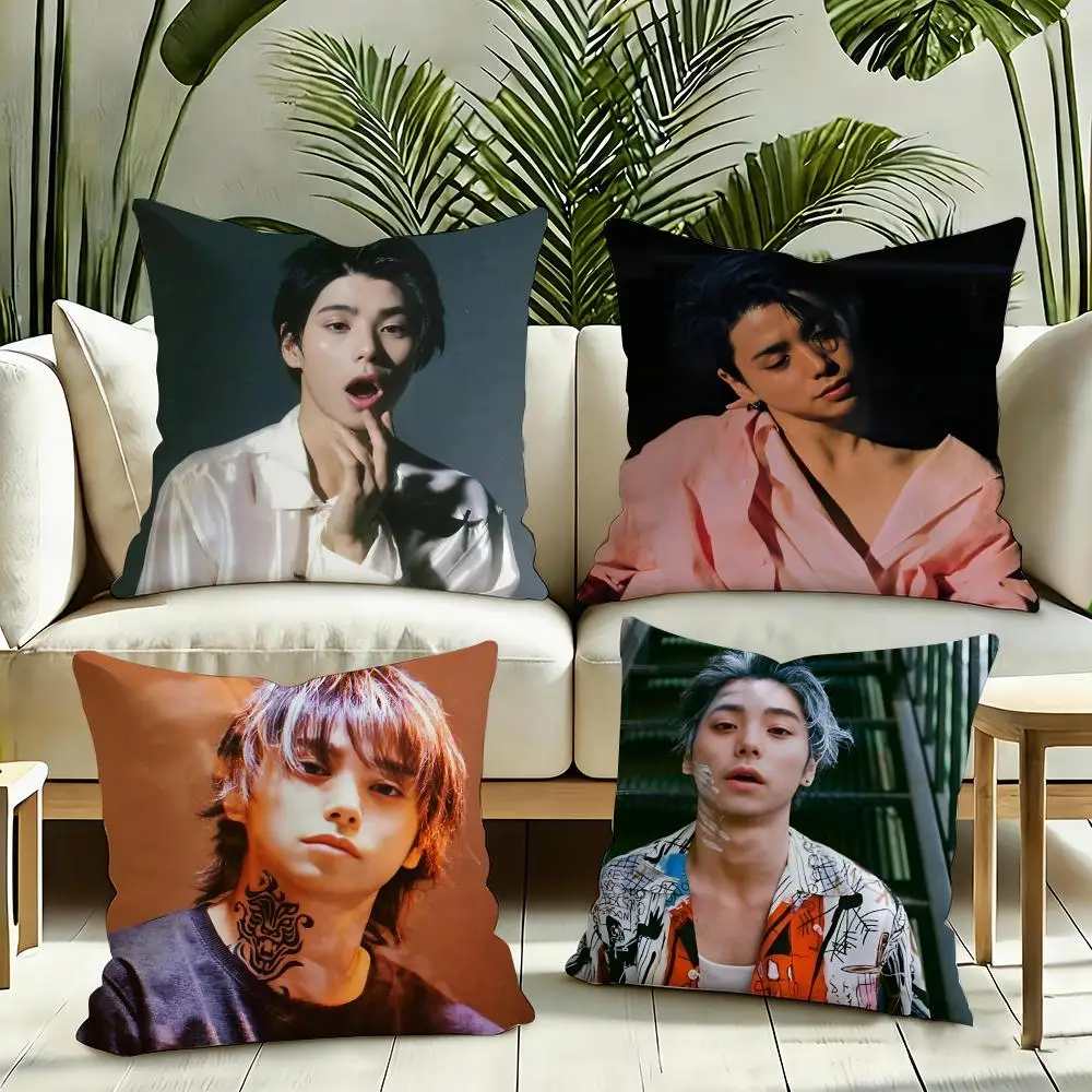 Actor N-Nijiro Murakami Cushion Cover Square Decorative Sofa Cushion Cover Bedroom Living Room Home Decor Halloween Gift