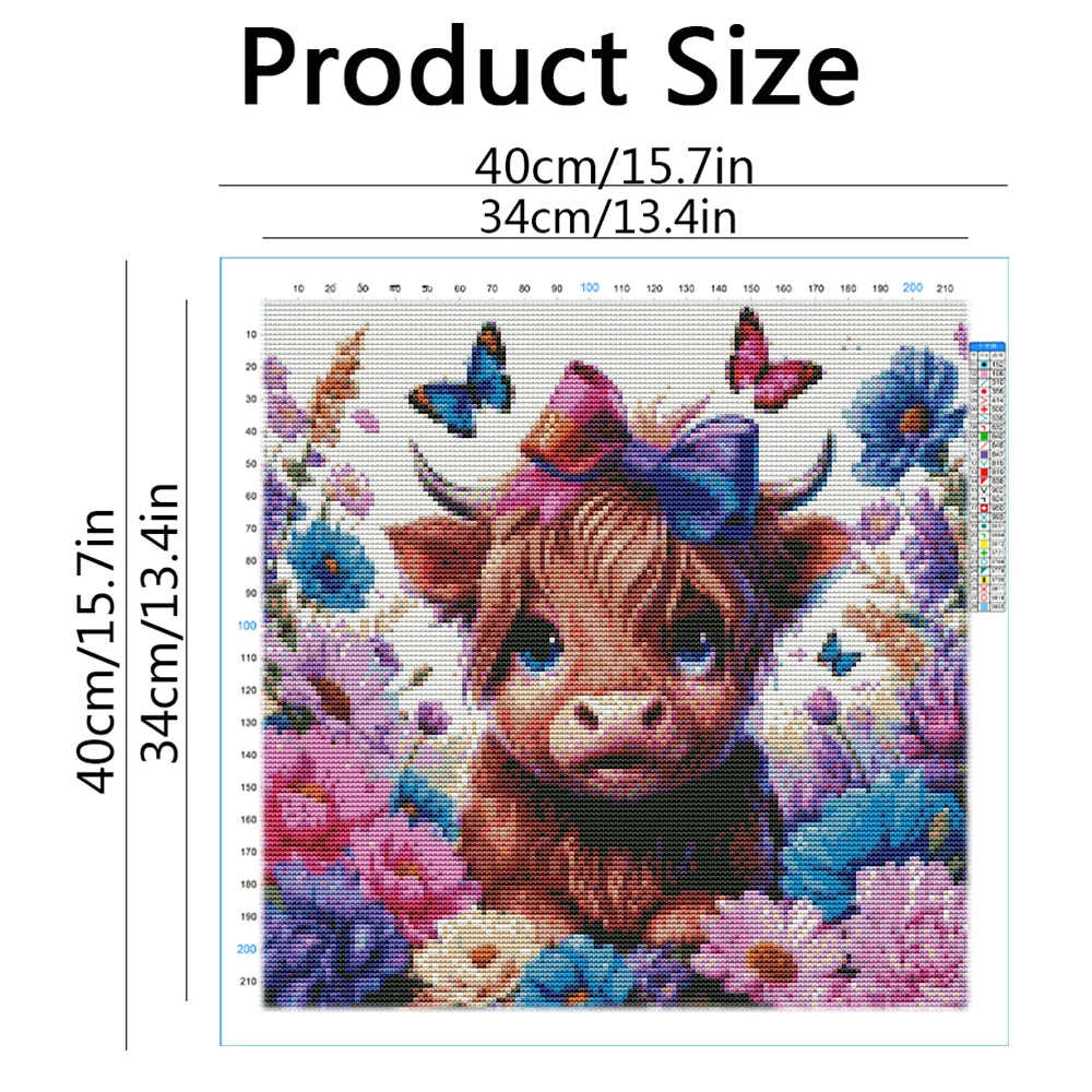 Çapraz Nokta Nakış Kiti İnek H - Embroidery Guide Paper incelemesi ve fiyatı