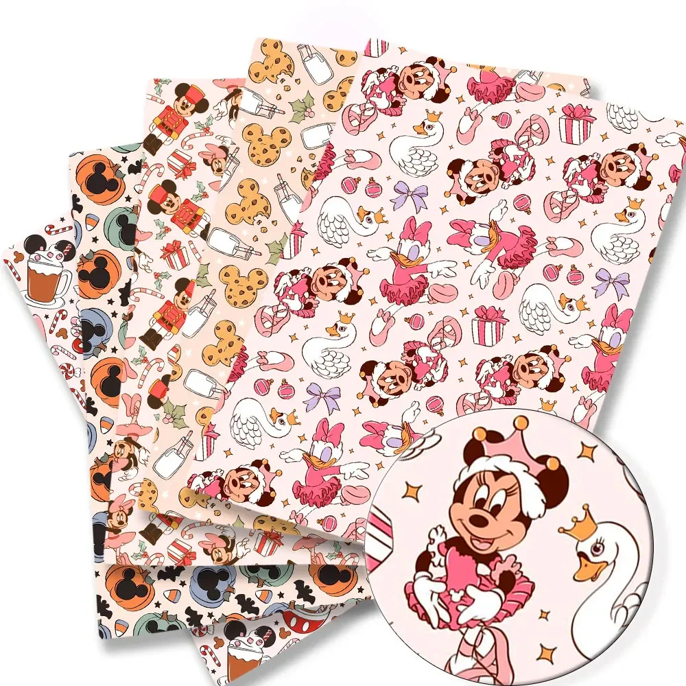 BEAST KINGOM Co-Branded Cartoon-Stoff, 140 x 50 cm, Cartoon-Patchwork, Kinder-Heimtextilien, Nähen, Puppenrock, Vorhang, Mädchenrock 1