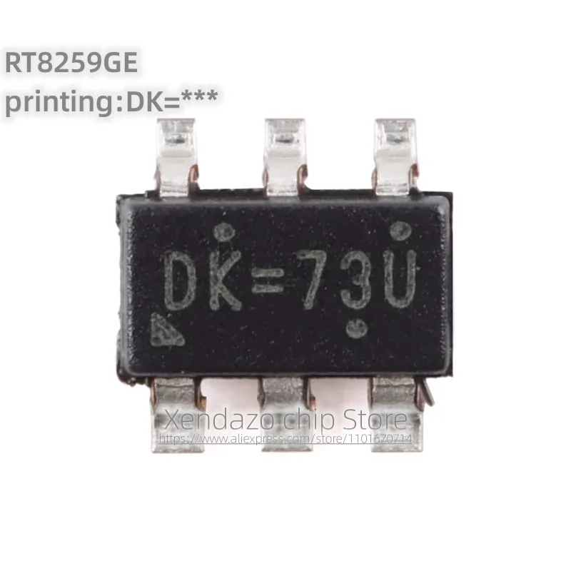 10pcs/lot RT8259GE printing DK=*** SOT-23-6 package Original genuine 1.2A 24V 1.4MHz Buck converter chip