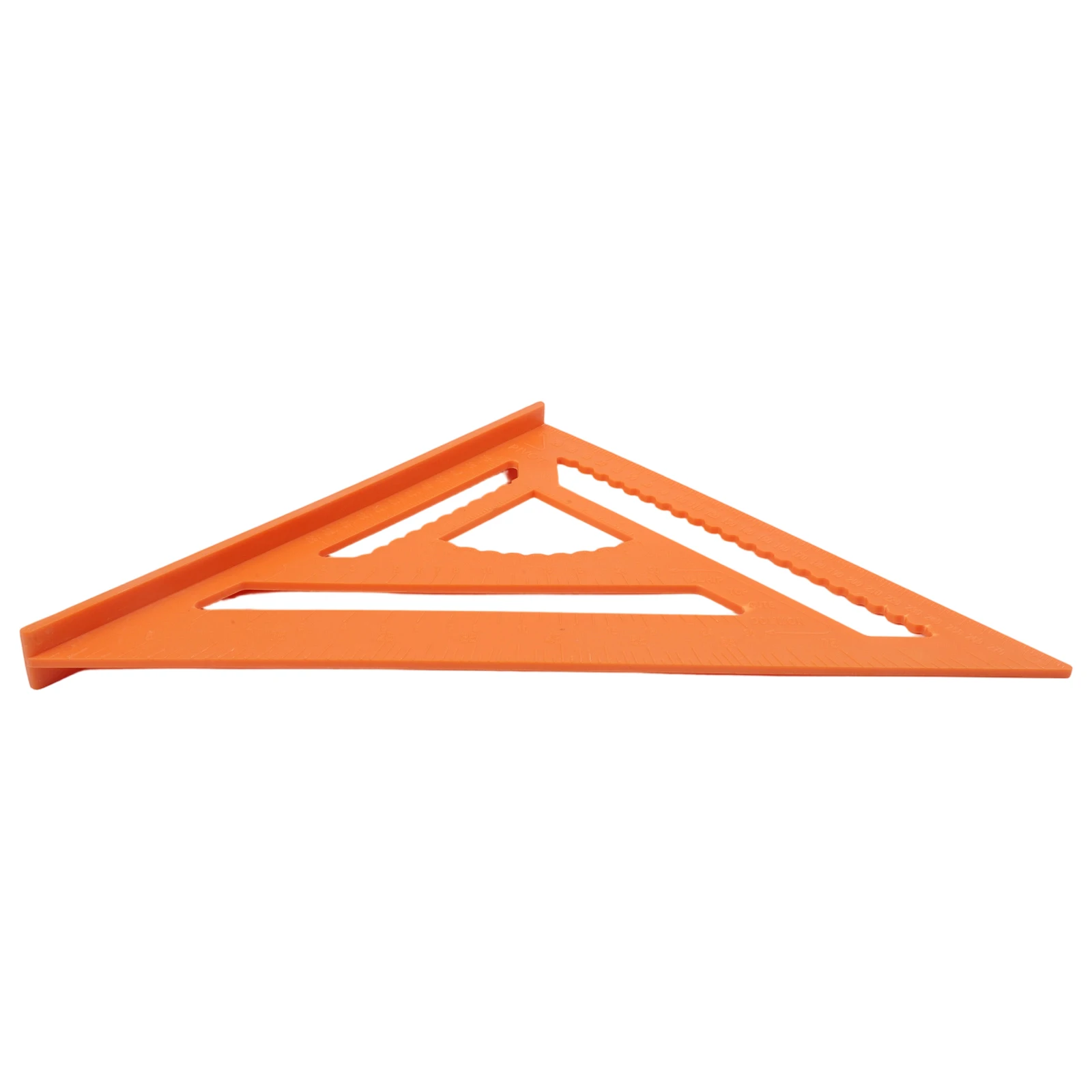 Triangle Measuring Tool for Carpentry and Woodworking Plastic Square with Non Slip Base and Precise 0-90 Degree Etched Scale