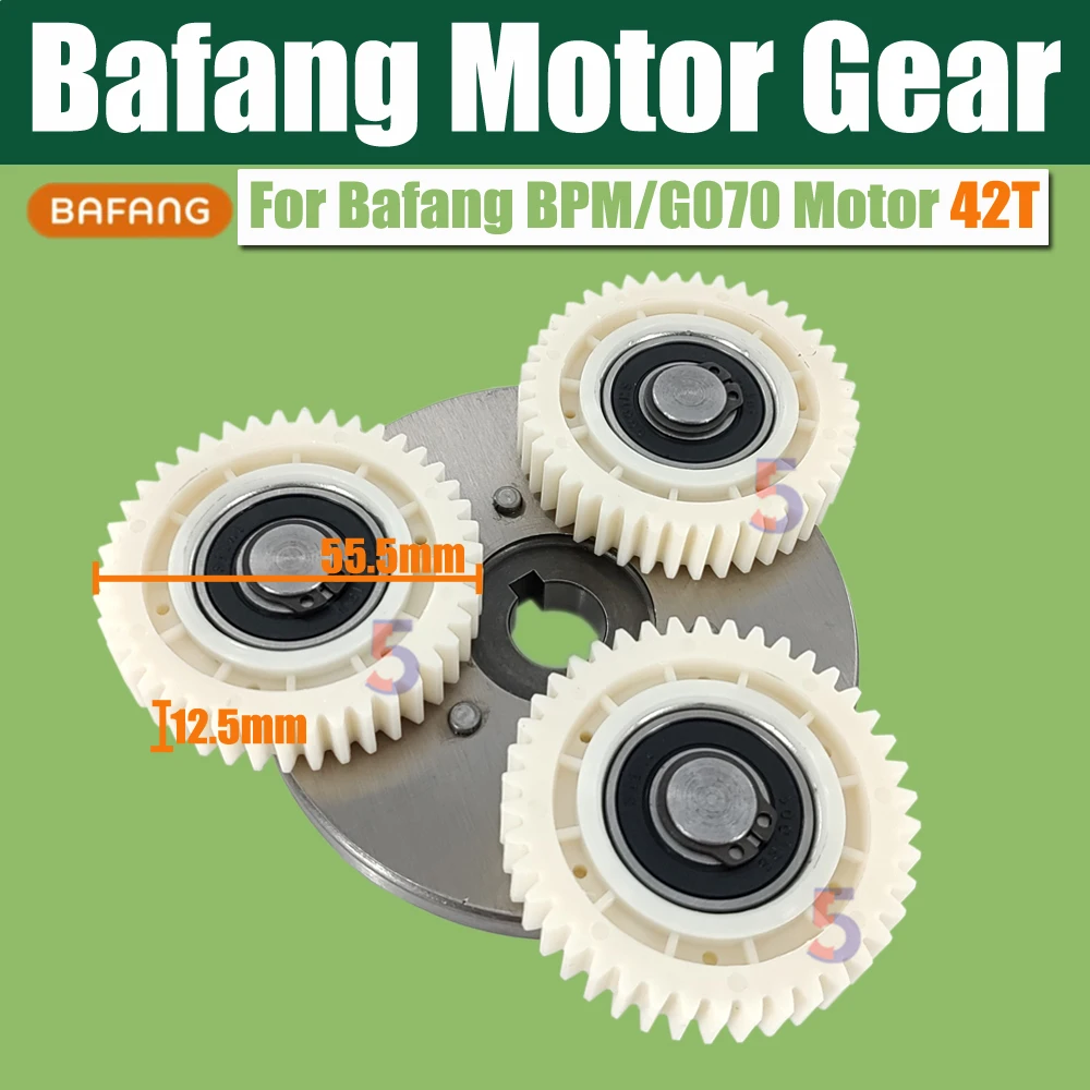 Ebike Bafang Motor Gear Set 42T-36T 8fun Bafang 250W 350W 500W Hub Motor Gear Set for Replacement SWX02 Gear BPM & BPM-CST