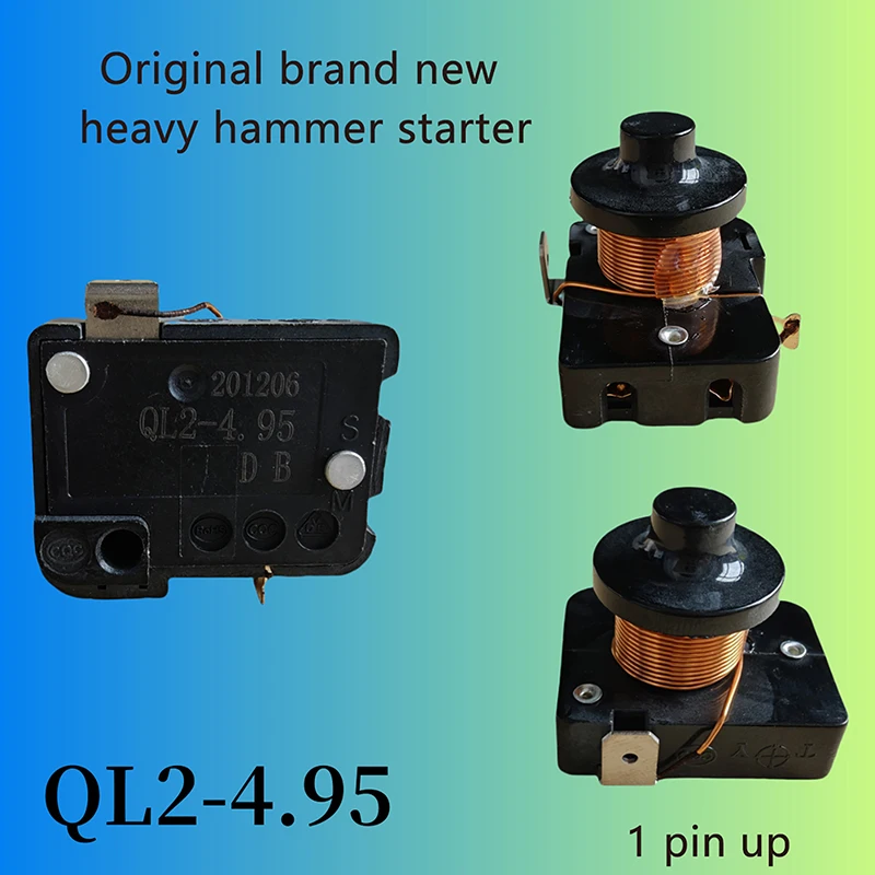 (.) 2Pcs QL2-4.95 QL2-7.0 QL2-1.60 Refrigerator Freezer Starter Heavy Duty Starter Protector Capacitor Compressor Accessories