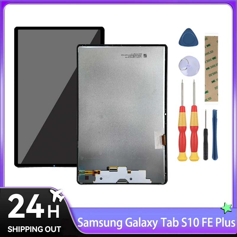 For Samsung Galaxy Tab S10 FE Plus X620 X625 / LCD Display + Touch Screen + Tools
