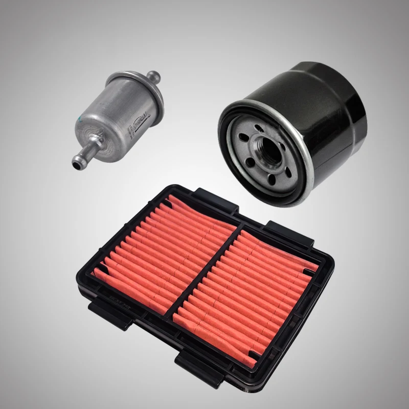 For LONCIN VOGE CU525 Fuel Filter Oil Filter Air Filter Element