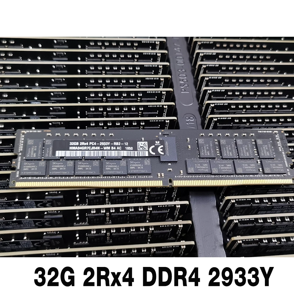 

1PCS RAM Mac Pro For SK Hynix 32GB 32G 2Rx4 DDR4 2933Y REG PC4-2933Y Memory