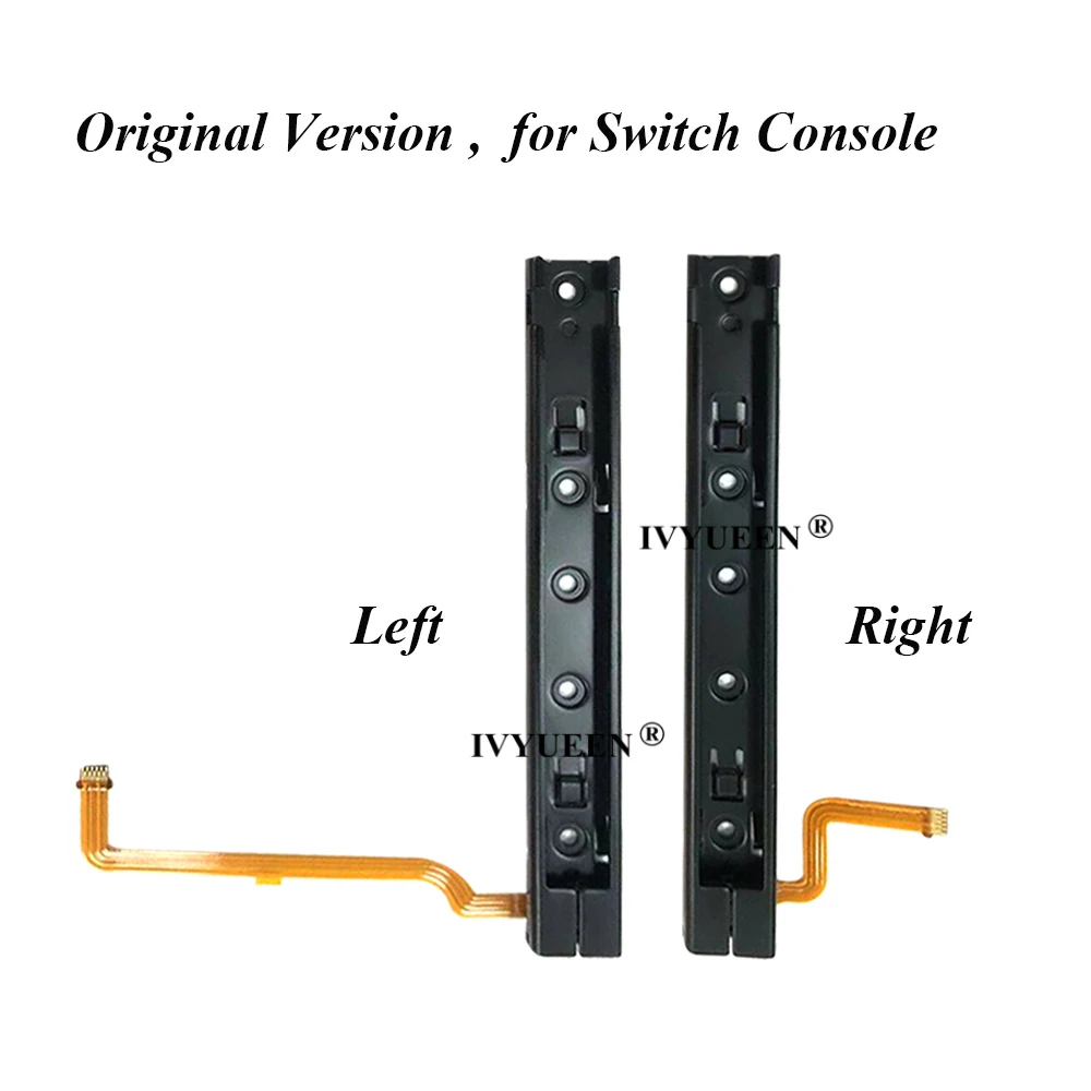 IVYUEEN เดิมสำหรับ Nintendo Switch JoyCon LR สไลด์ซ้ายขวาเลื่อนรถไฟ Sensor Flex Cable Replacement Repair Parts