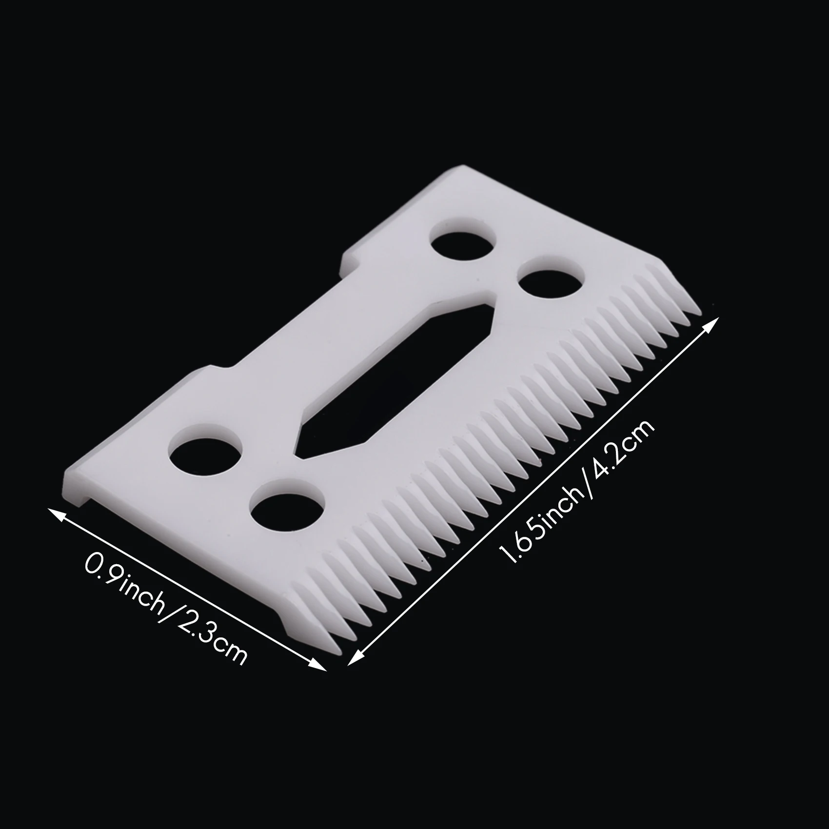 AT77 New 2Pcs 28 Teeth Zirconia Ceramic Clipper Blade for Wahl Senior Clipper