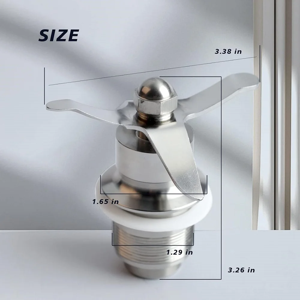 502977 Blade Cutting Assembly Blender Part Compatible with Waring CB15 CB10 CB6 Commercial Assembled Gallon Blenders, 502975