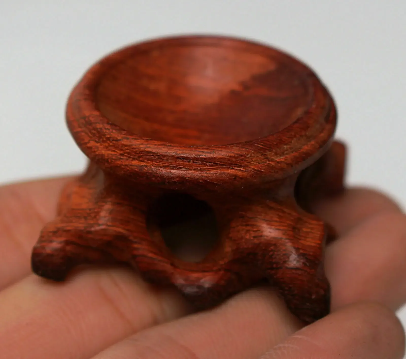 Top! 10Pcs Rosewood Crystal Ball Base pedestal holding diamete 3cm