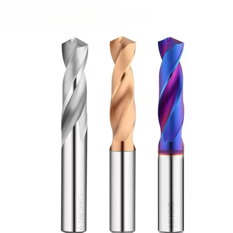 

Solid Carbide Drill Bit HRC50 HRC55 HRC60 Tungsten Steel CNC Metal Working Tools Drill Set for Hard Metal 1.0-16mm