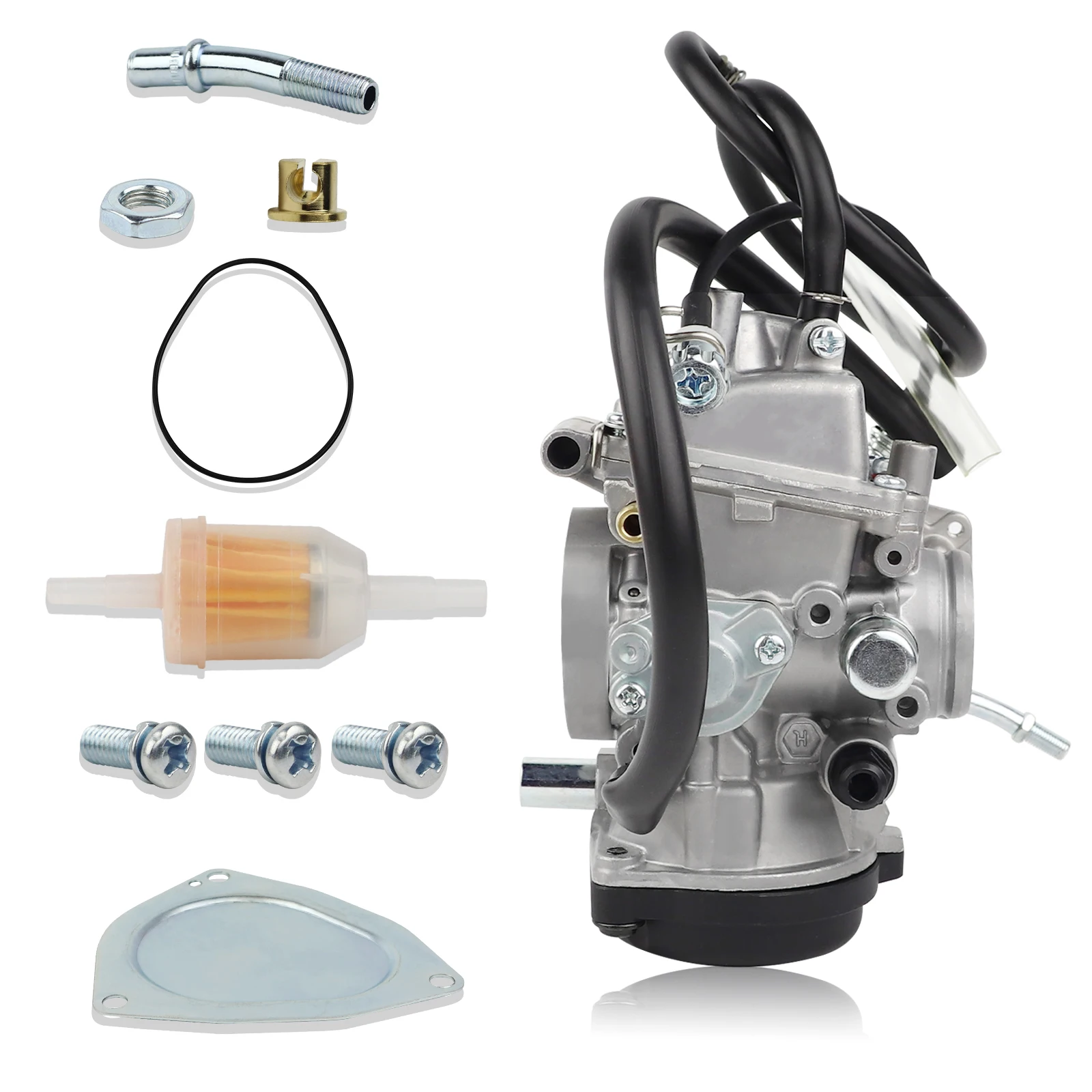 PD33J Carburetor ATV for Yamaha Grizzly 350 400 450 Big Bear 400 Kodiak 400 450 Wolverine 350 450 YFM250 YFM350 YFM400 YFM450