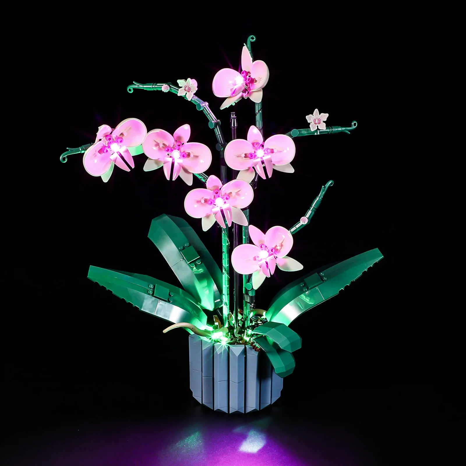 Botanical Collection Lighting Set For 10311 Orchid Flower Not Include Building Blocks (Only Led Light Kit)