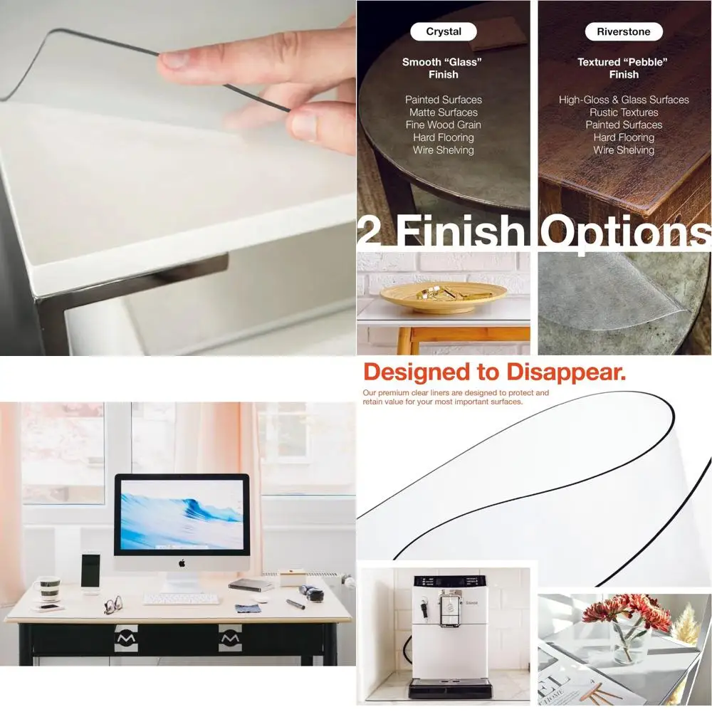 واقي طاولة من الفينيل الشفاف بسُمك 2 مم، مقاس 44 × 78 بوصة، مقاوم للماء، آمن، مصنوع في الولايات المتحدة الأمريكية، قابل للتخصيص
