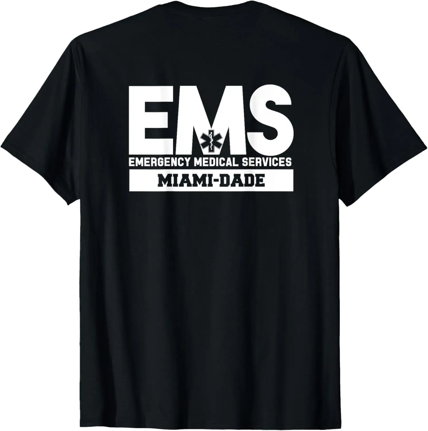 Camiseta de uniforme EMT paramédico EMS de Miami-Dade Florida