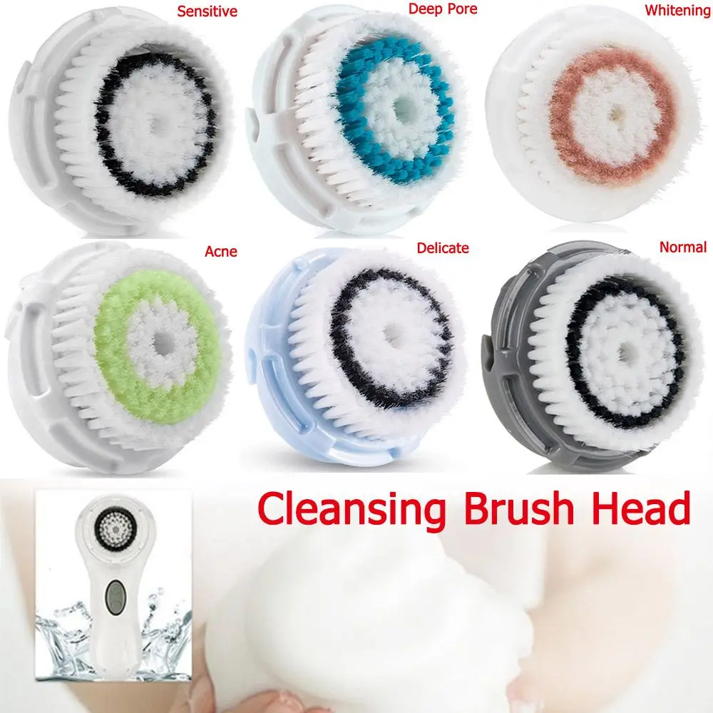 

Generic Delicate Normal Deep pore Acne Whitening Facial Cleansers Ultrasonic Sonic Cleansing Brush Replacement Head