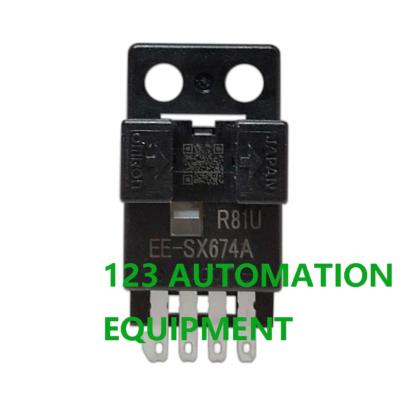 2 uds auténtico nuevo Omron EE-SX673A SX673 SX674A SX674P SX674R SX674 SX675 SX676 SX677 SX673P SX675P SX677P interruptor de Sensor de foto