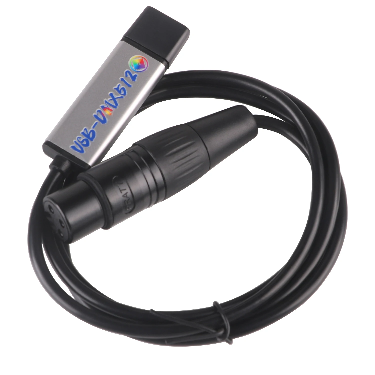 

FTDI USB-DMX512 Интерфейсный адаптер Светодиодный DMX Компьютер ПК Контроллер сценического освещения Диммер