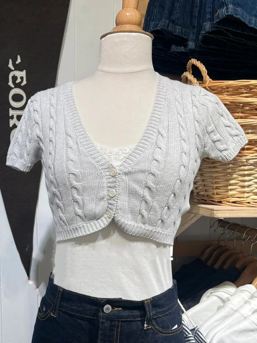 Thumbnail 4 - #24 New Cropped Knit Sweaters Arrivals