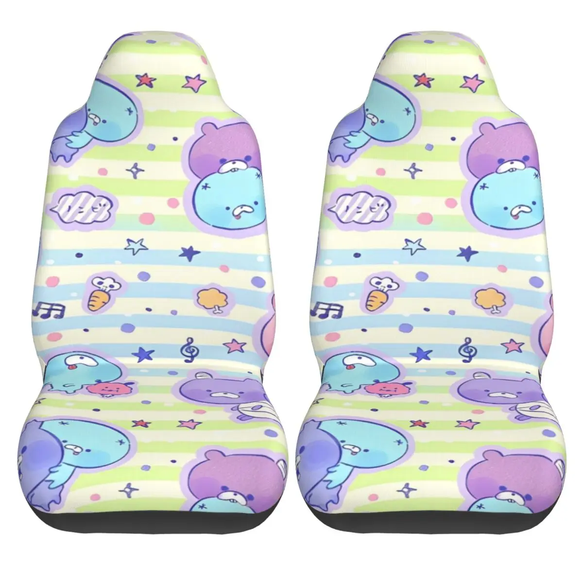 

Чехлы для автомобильных сидений Tamagotchis Digital Pet, премиум-класса, для автобусов и легковых автомобилей, из дышащего полиэстера, 2 шт.