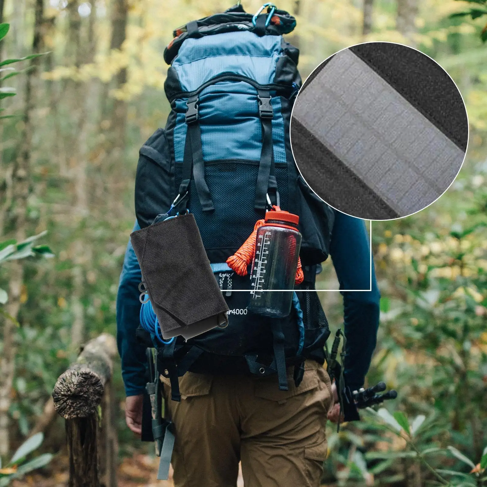 

Camping Solar Panel Portable Solar Panels For Camping 72W Waterproof Lightweight System Controller Charging Battery For Travel