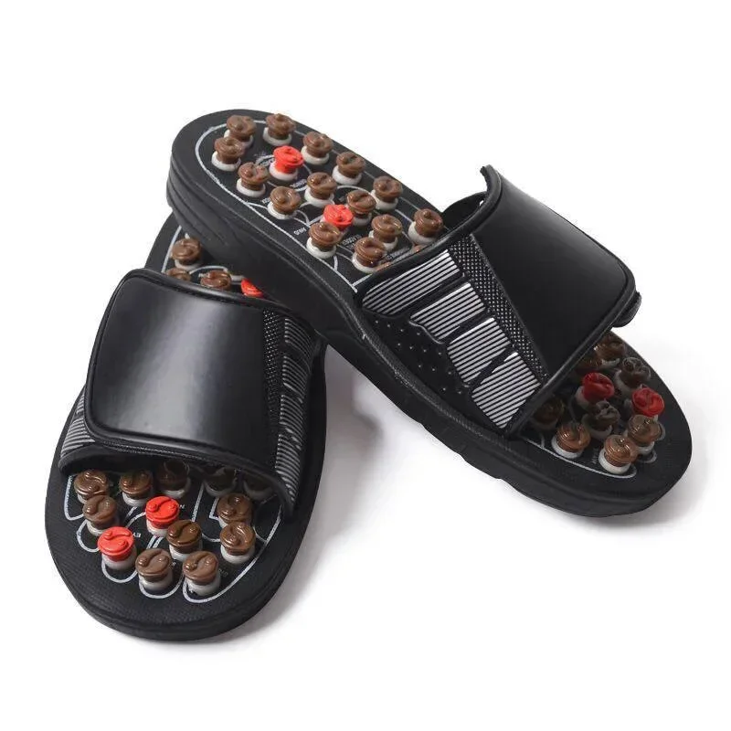 Foot Massage Slippers Acupuncture Therapy Massager Shoes For Foot Acupoint Activating Reflexology Feet Care Massageador Sandal