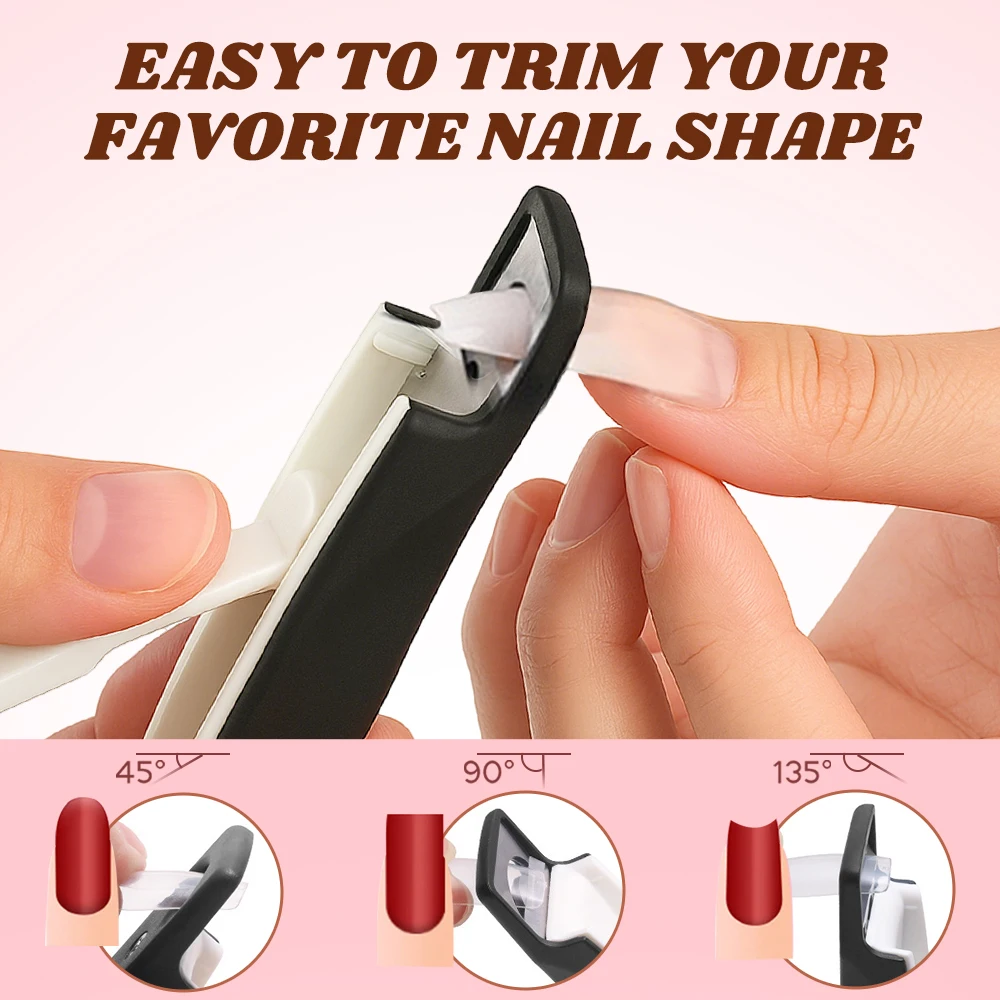 1개 아크릴 네일 클리퍼 네일 커터 인조 손톱 팁 연장 네일 매니큐어 도구 네일 아트 살롱 가정용