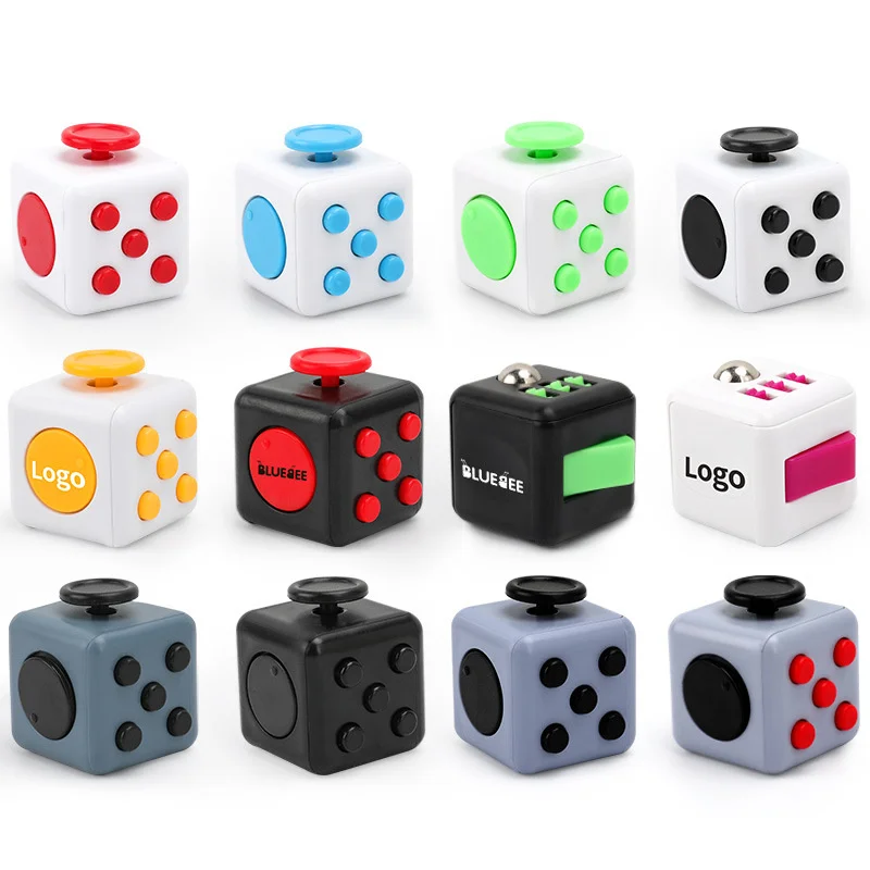 Fidget Cube Protective Novelty Stress Relief Game Dice Toy for Adult EDC Casual Decompression