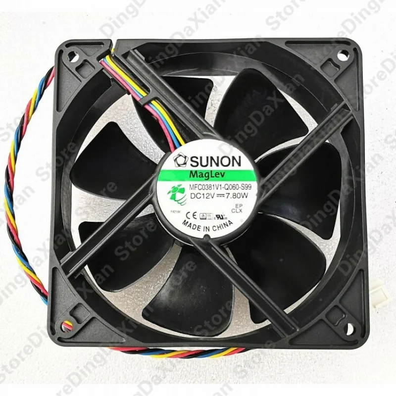 d-1-個-sunon-mfc0381v1-q060-s99-用--120×120×38mm-dc12v-78w-12cm-4ピン-pwm-アキシャルファン