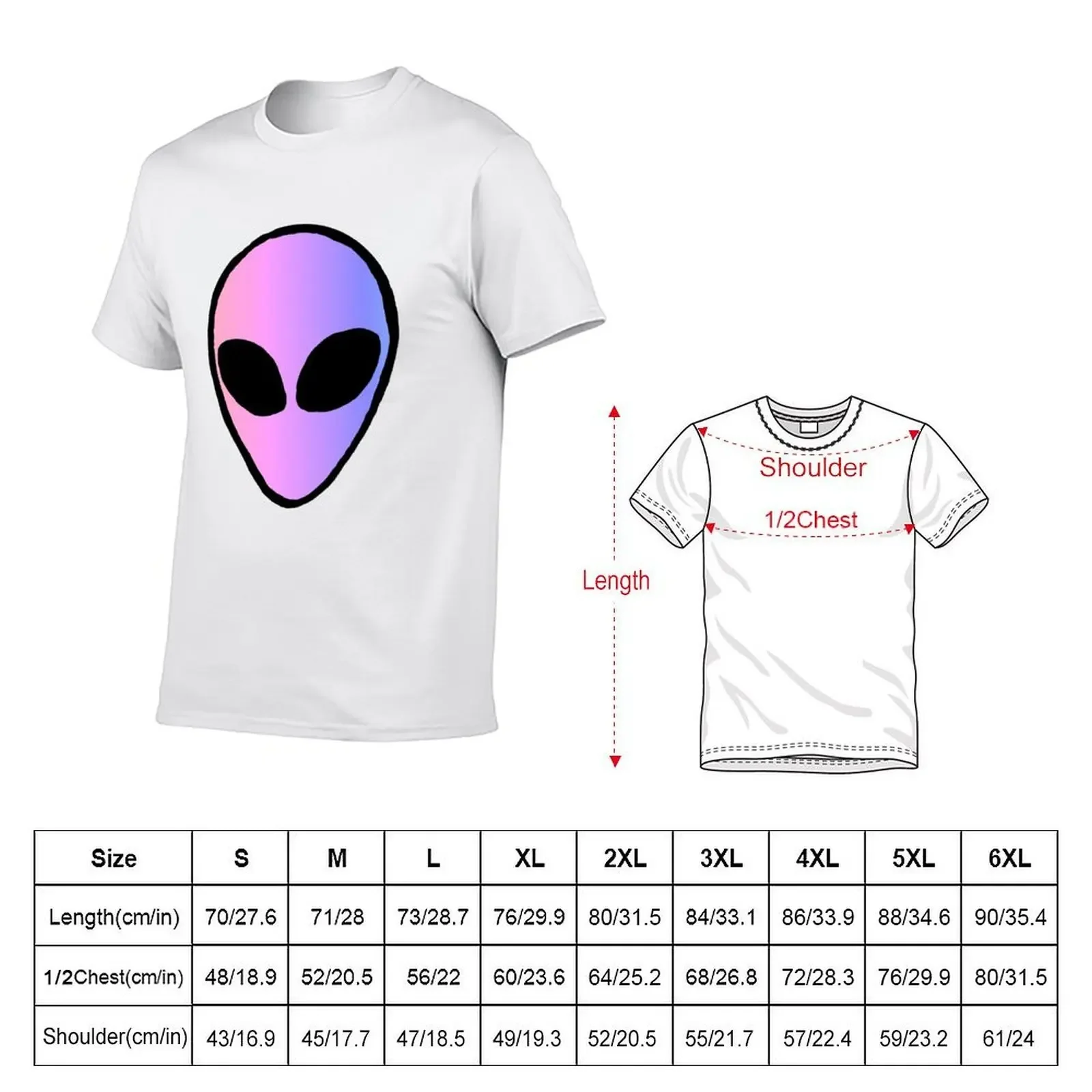 lavender alien T-Shirt Sweat Resistant Workout Tee Shirt