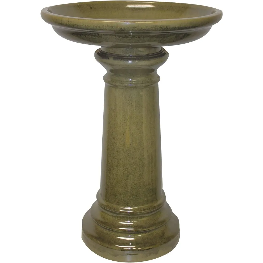 

Керамическая ванна для птиц Sun Pottery, светло-зеленый