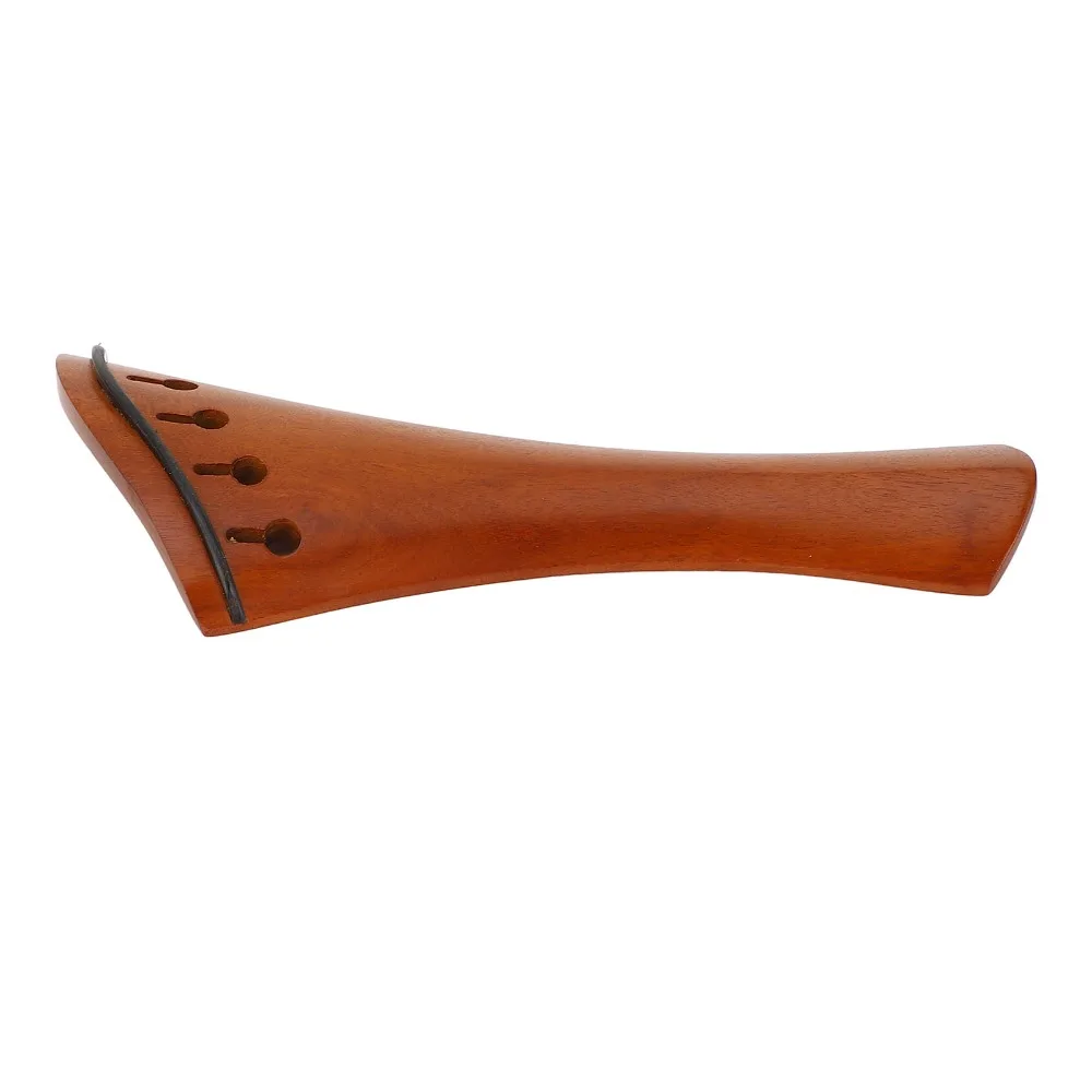 Durable 4/4 Size Violin Tailpiece Jujube Wood Wood Color Fiddle Tailpiece String Tail Piece For Violin