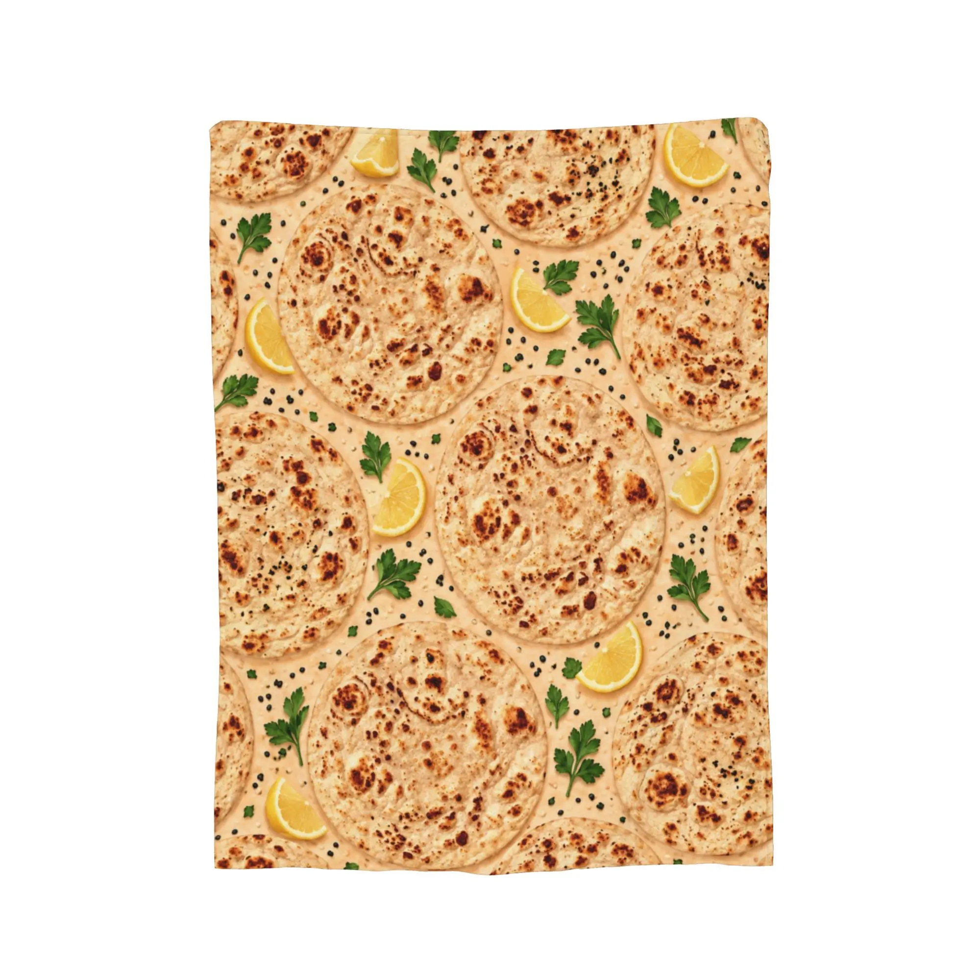 Lemon Pizza Accent Blanket  Warm Soft Comfortable Plush Throw Blanket For Kids Home Decor Flannel Bedspread Bed Cover