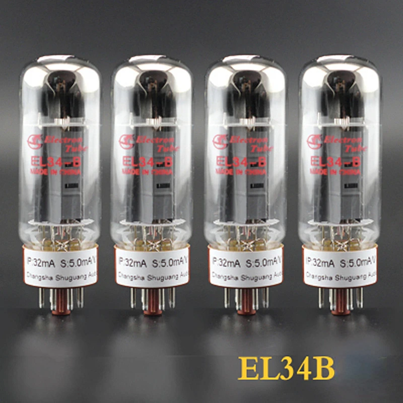 ShuGuang EL34-B Vacuum Tube Replaces 6CA7 EL34B 6P3P 5881 6550 KT88 EL34M EL34 Tube Amplifier HIFI Audio Amplifier