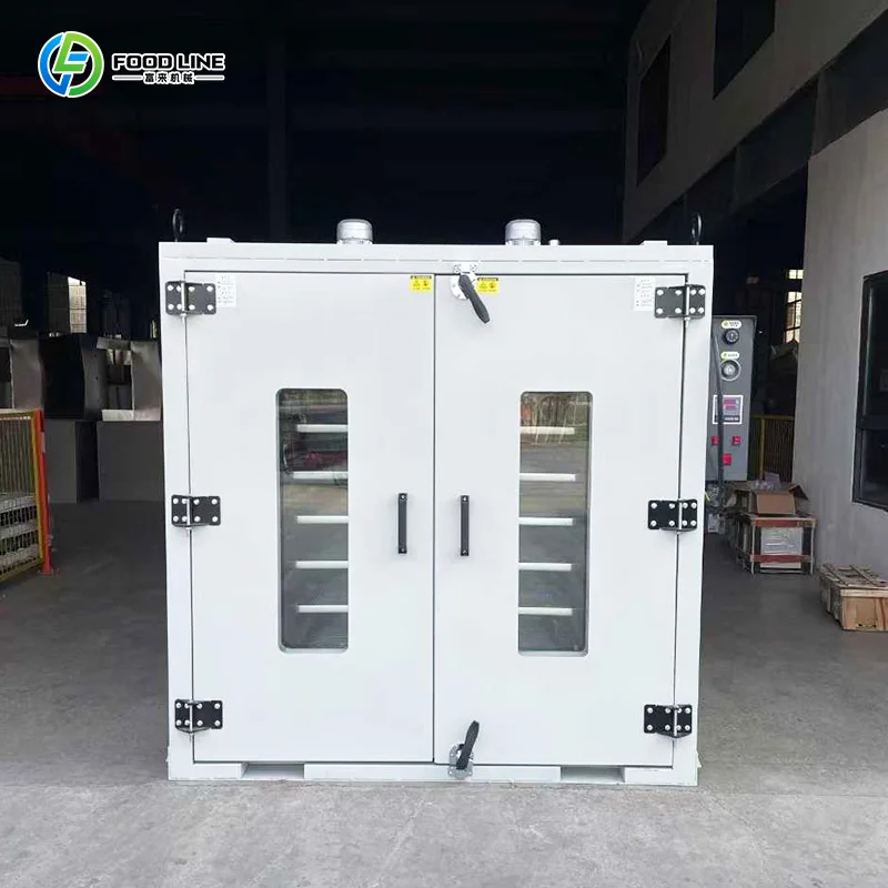 Hot Air Drying Oven PLC Controlled Stainless Steel Dehydrator For Fruit Vegetable Seafood Processing Factory Customized