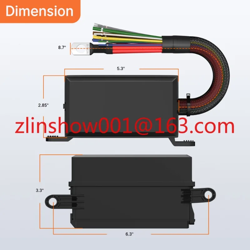 Presa relè a 4 pin Scatola relè fusibile precablato Presa relè a 6 vie con fusibili e coperchio per barca camion auto