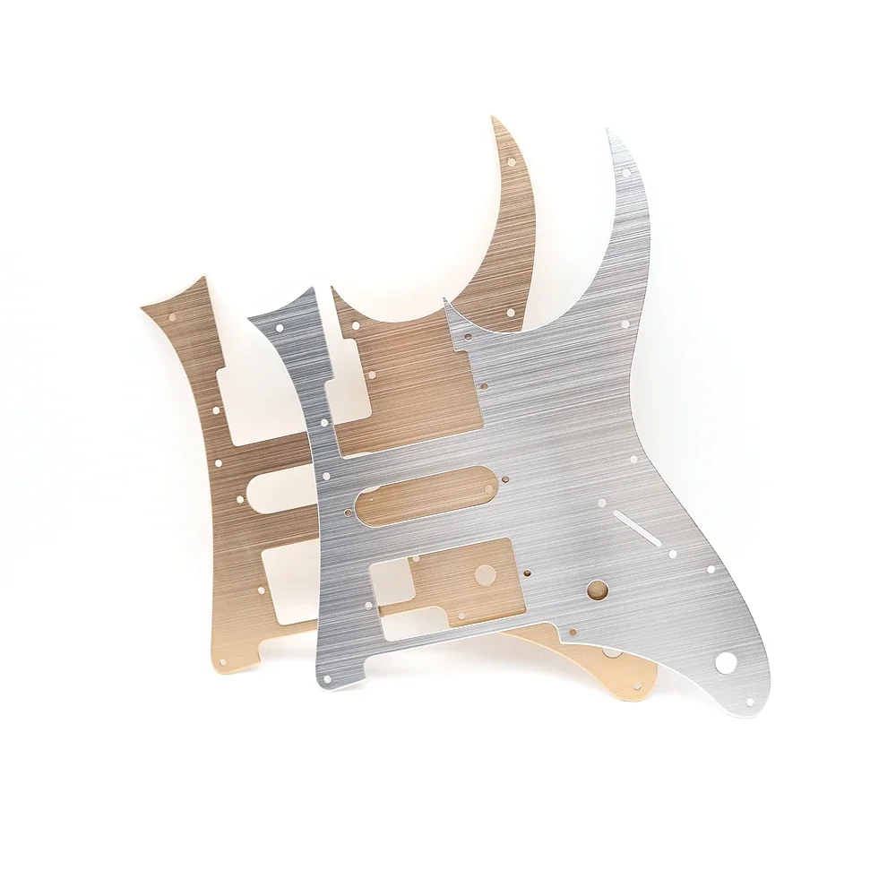 1pcs Metal Guitar Pickguard HSH Metal Scratch Plate for Ibanez Style Guitar 2 Color