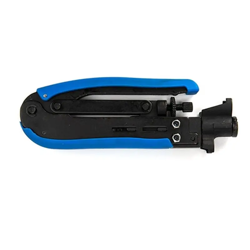 AT19-Coaxial Cable Crimper Wire Crimper Coaxial Cable Adjustable Cable Terminal Crimping Connector Compression Tool
