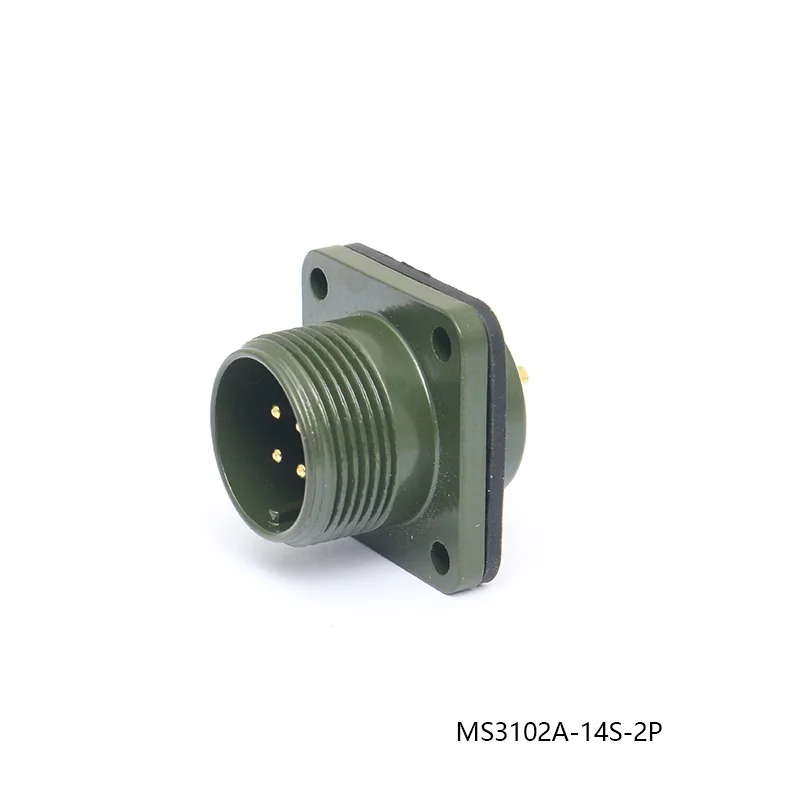 14S-2S 14S-2P Conector de servomotor de enchufe de aviación MS3108A MS3106A MS3102A MS5015 Núcleo de 4 pines MS3100A MS3101A 14-2S 14-2P 14-2