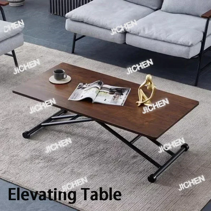 

ZQT Extendable Dining Table Removable Lift Top Tables Multifunctional Desk Portable Folding Low Coffee Table Kitchen Home Furnit