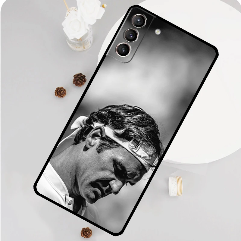 Funda de teléfono Tennis Roger Federer RF para Samsung Galaxy S25 Ultra S20 S21 S22 S23 S24 Plus S9 S10 S24 FE Funda