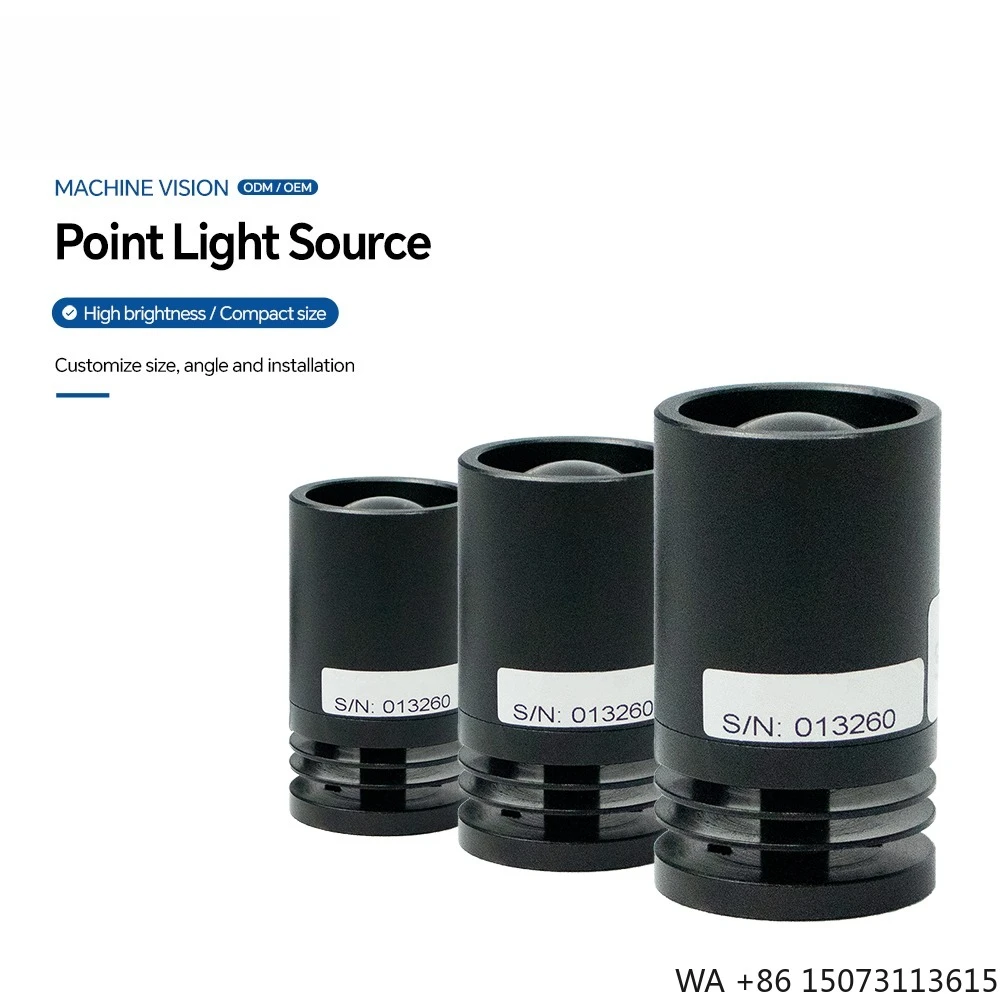 

Высококачественный точечный источник света — эффективное рассеивание тепла для телецентрических линз и проверки ЖК-панелей