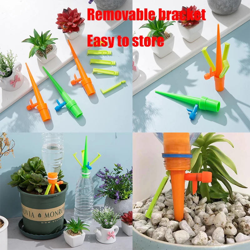 Garden Auto Drip Irrigation Watering System Automatic Watering Spike for Plants Flower Indoor Household Waterer Bottle Drip