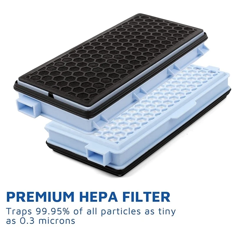 3 مرشحات HEPA لـ Miele SF AA 50 فلتر Airclean النشط لمرشح مكنسة Miele الكهربائية المدمجة C1 C2 كاملة C2 C3