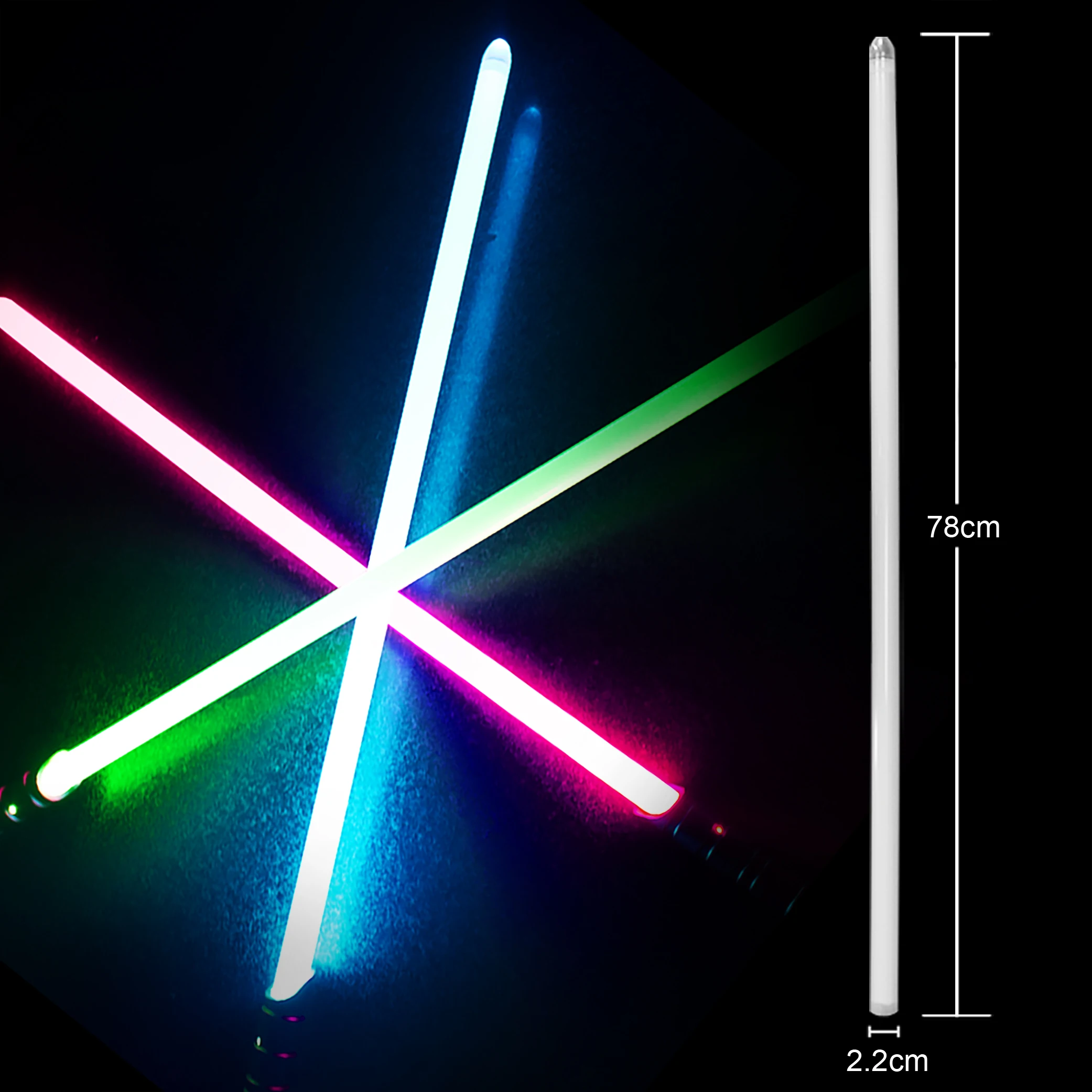 Lama per PC spada laser YDD 7/8 pollici diametro esterno 30,9 pollici (78 cm) di lunghezza