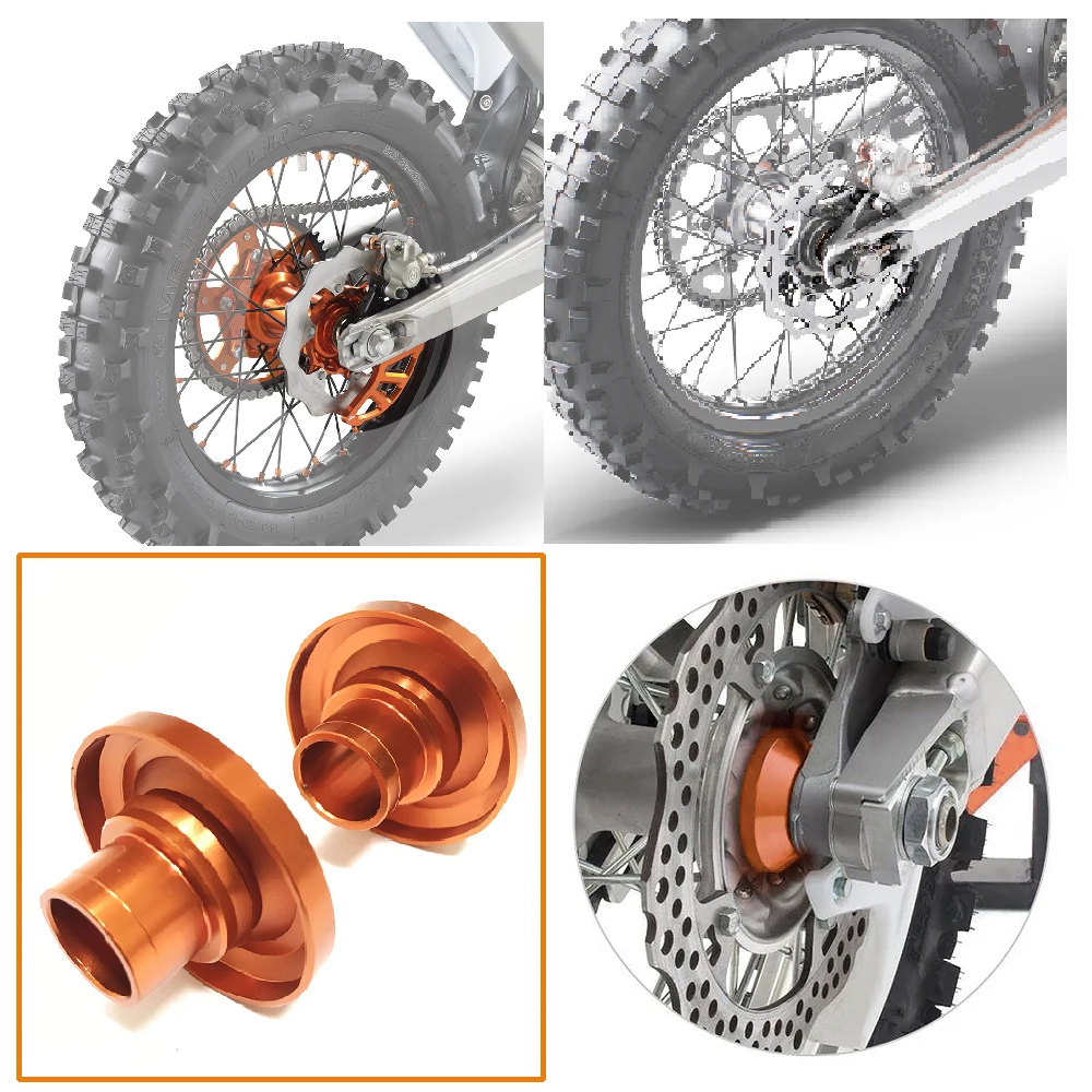 

Fits for KTM 250-500 EXC EXCF EXC-F XCW XC-W XCF-W 2004-2022 Motorcycle Rear Wheel Hub 20mm Axle Spacers Collars Upgrade Kits
