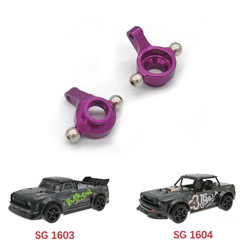 Metal bloco de direção para RC Car, Peças Upgrade Acessórios, SG1603, SG1604, SG1605, SG1606, UD1601, UD1602, UD1603, 1/16