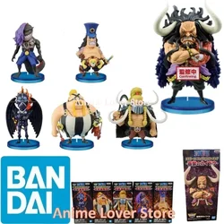 Bandai Banpresto Original One Piece WCF Beast Pirates Vo.1 Kaidou King Queen Jack Page One Holdem Anime Figures Toys for Kids